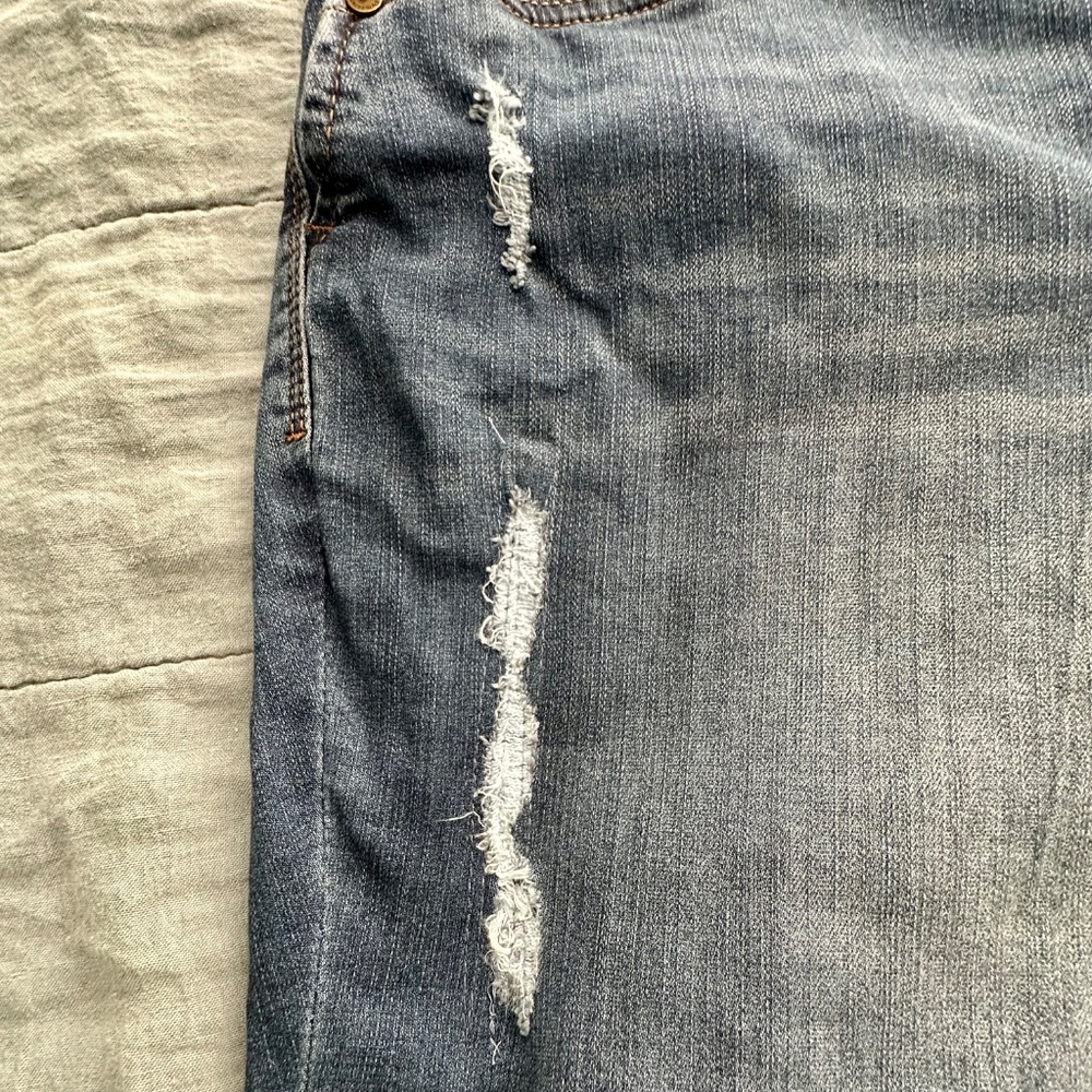 Democracy "Curve Equality" cropped denim jeans, Plus size 22W, NWT - Picture 7 of 8